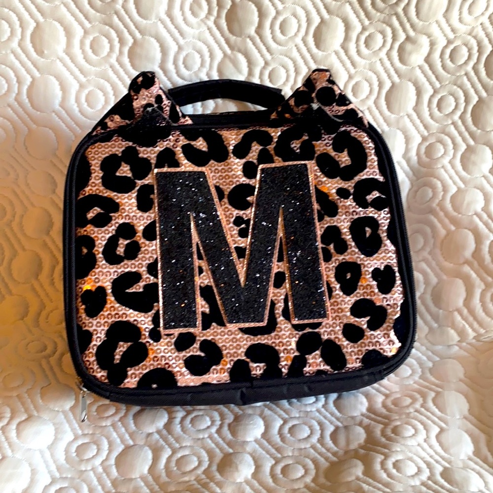 Justice spotted Leopard lunch bag